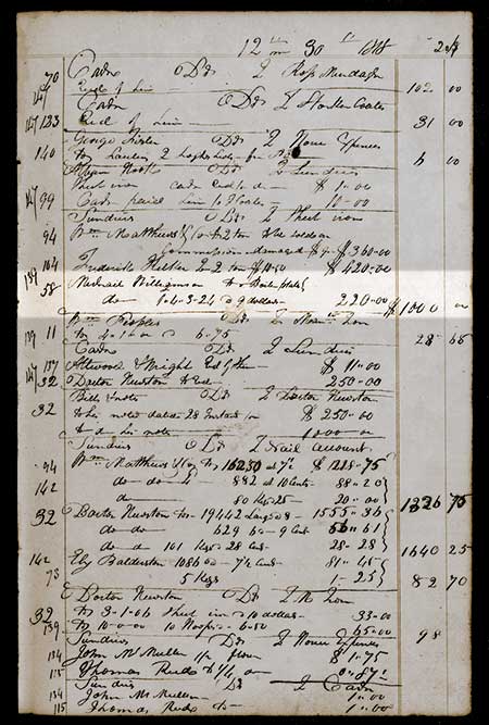 An entry in Dr. Lukens’ ledger shows the first verifiable boiler plate entry in December 1818. The Brandywine Rolling Mill was the first mill to roll boiler plate in America.