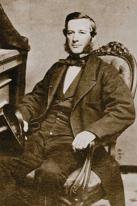 Dr. Charles Huston (b. 1822; d. 1897) about 1850. Proprietor of Lukens Rolling Mills. 