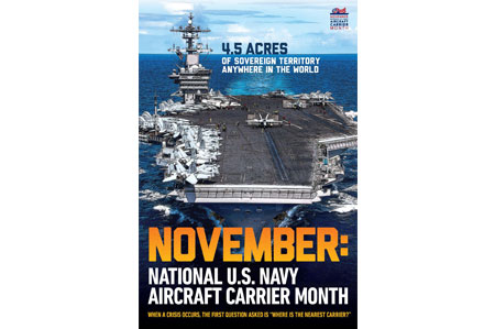Aircraft Carrier Month Poster