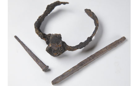 Iron Nails and Banding, From the collection of NISHM