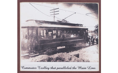 Commuter Trolley that paralleled the Mail Line