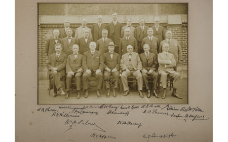 1901 Signed Photograph of US Steel Executives, From the collection of NISHM