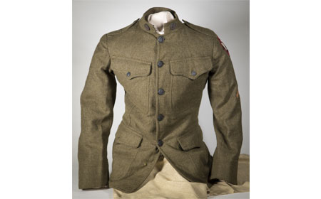Uniform tunic coat worn by Russell Wilson. — Courtesy of Bob Ford