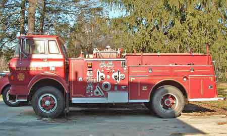 1965 GMC Fire Engine side view.