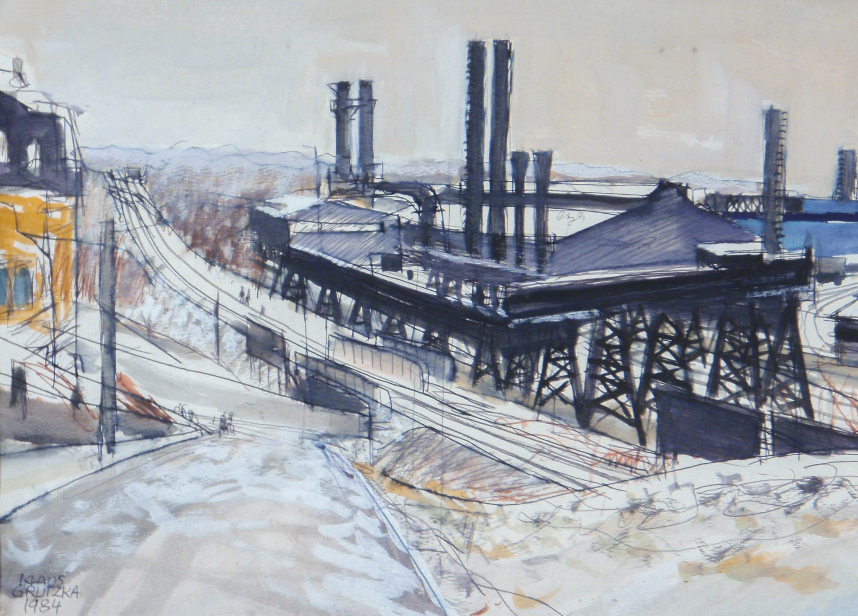 Phoenix Steel, Vanderslice Street, Phoenixville, PA, Mill buildings, 1984 - Image #510
