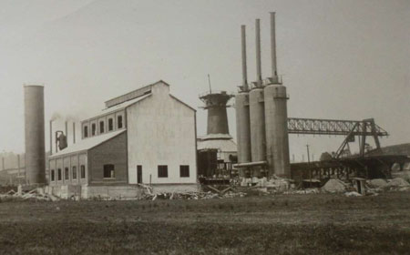 Worth Brothers blast furnace.