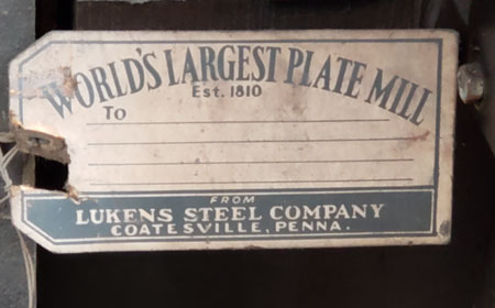 Shipping Label, Circa 1943