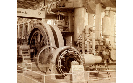Photograph: “Bullock” generator and “Allis-Chalmers” engine — Library of Congress