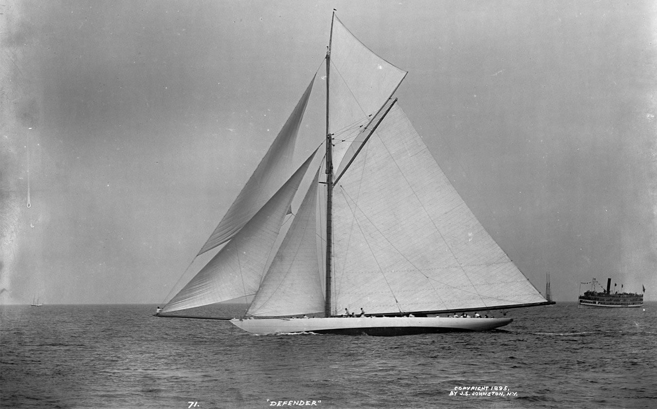 Photograph: Defender, July 22, 1895—Library of Congress