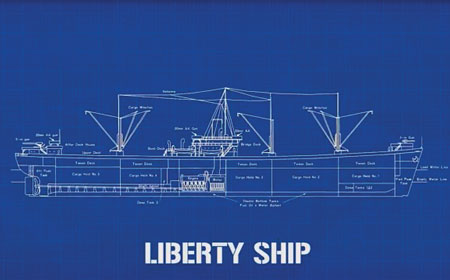 Liberty Ship Blueprint